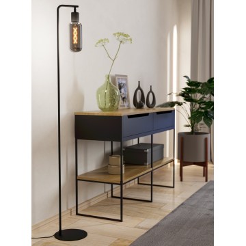 Eglo - Grindinė lempa 1xE27/4W/230V juoda/dūminė