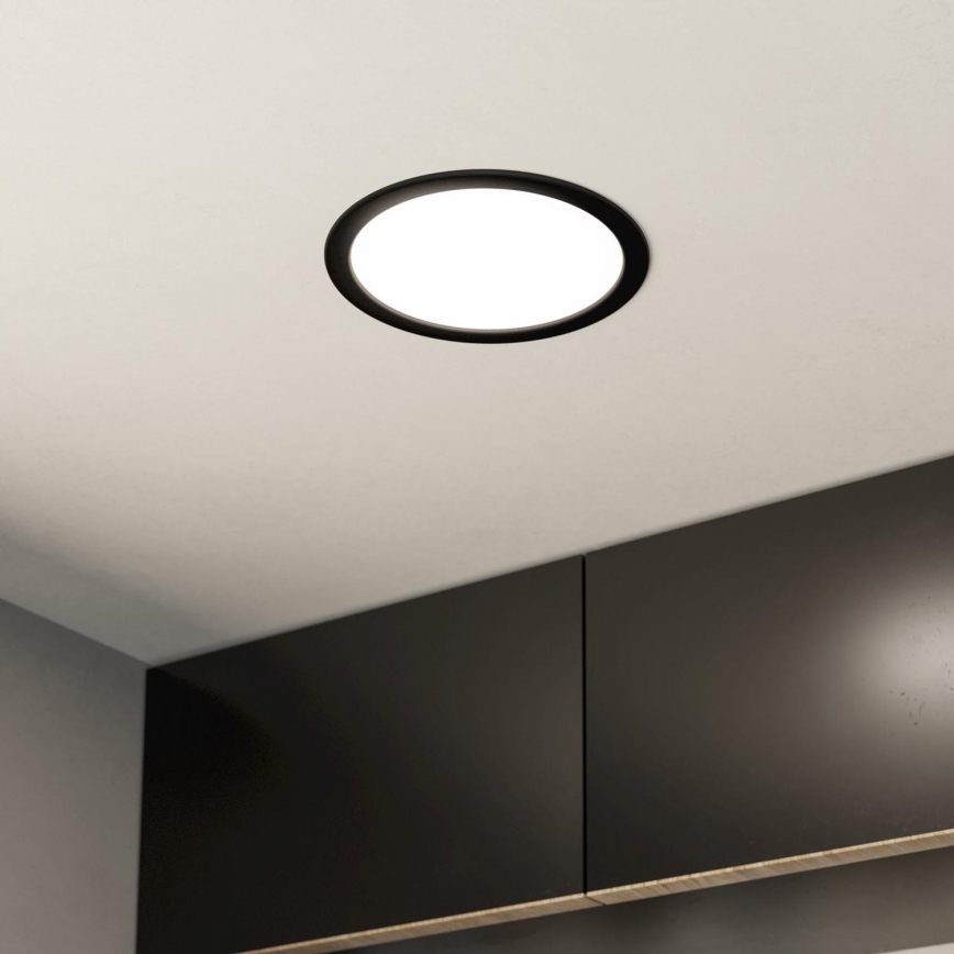 Eglo - Įleidžiamas LED šviestuvas, 16,5 W, 230 V, Ø 21,6 cm