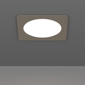 Eglo - Įleidžiamas LED šviestuvas LED/6,3W/230V 2700/4000/6500K 11,9x11,9 cm matinis chromas