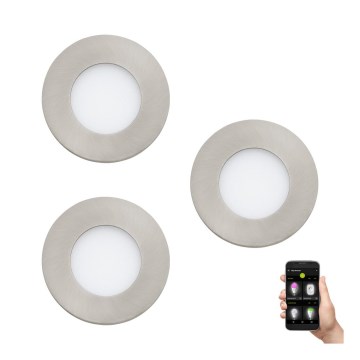 Eglo - INKINYS 3x LED Reguliuojamas vonios šviestuvas FUEVA-Z  LED/2,8W/230V IP44