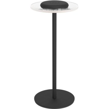 Eglo - jutiklinė įkraunama reguliuojama LED RGBW stalinė lempa, LED/5V, 2000 mAh, juoda