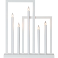 Eglo - Kalėdinė žvakidė 5xE10/3W/230V balta