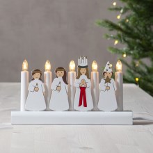 Eglo - Kalėdinė žvakidė 5xE10/3W/230V