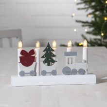 Eglo  - Kalėdinė žvakidė 5xE10/3W/230V