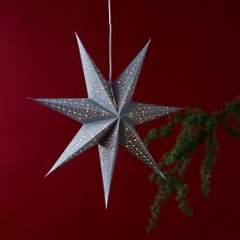 Eglo - Kalėdų dekoracija BLINKA žvaigždės sidabras