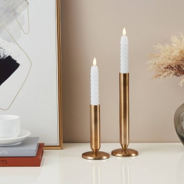 Eglo - KOMPLEKTAS 2x LED Candle LED/1xAAA 15 cm balta