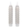 Eglo - KOMPLEKTAS 2x LED Candle LED/1xAAA 15 cm pilka