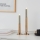 Eglo - KOMPLEKTAS 2x LED Candle LED/1xAAA 15 cm smėlio spalva
