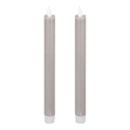 Eglo - KOMPLEKTAS 2x LED Candle LED/1xAAA 24,5 cm pilka