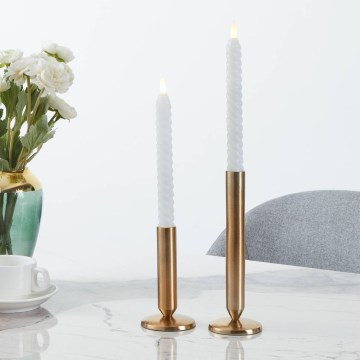 Eglo - KOMPLEKTAS 2x LED Candle LED/1xAAA 25 cm balta