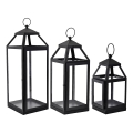 Eglo - KOMPLEKTAS 3x Lantern 56/41/25 cm juoda