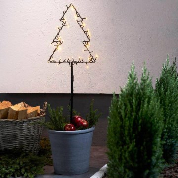 Eglo - lauko kalėdinė LED eglutė, maitinama 3×AA, IP44