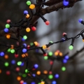 Eglo - Lauko LED kalėdinė girlianda 300xLED/8 funkcijų 11m IP44 daugiaspalvė
