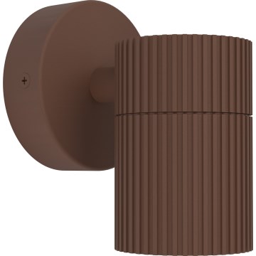 Eglo - Lauko sieninis šviestuvas 1xGU10/28W/230V IP44 rudos spalvos