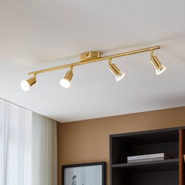 Eglo - LED akcentinis šviestuvas 4xGU10/2,8W/230V 3000K auksas