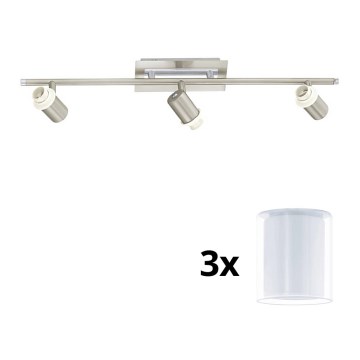 Eglo - LED akcentinis šviestuvas MY CHOICE 3xE14/40W/230V matinis chromas/balta