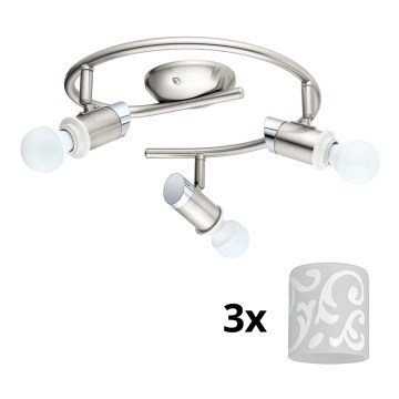 Eglo - LED akcentinis šviestuvas MY CHOICE 3xE14/4W/230V  matinis chromas/balta
