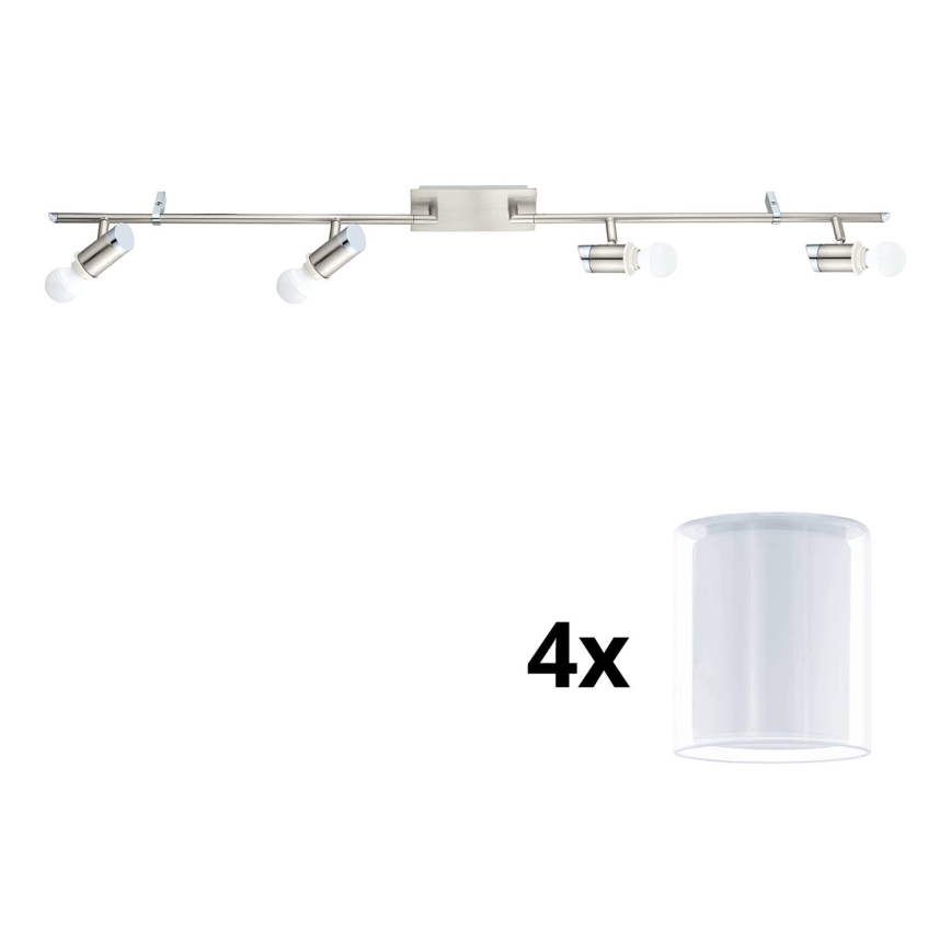 Eglo - LED akcentinis šviestuvas MY CHOICE 4xE14/4W/230V matinis chromas/balta
