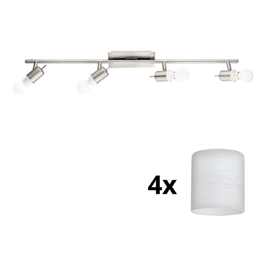 Eglo - LED akcentinis šviestuvas MY CHOICE 4xE14/4W/230V matinis chromas/balta