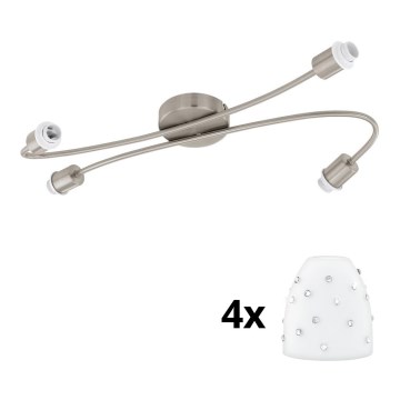 Eglo - LED akcentinis šviestuvas MY CHOICE 4xE14/4W/230V matinis chromas/balta