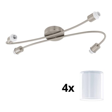 Eglo - LED akcentinis šviestuvas MY CHOICE 4xE14/4W/230V matinis chromas/balta