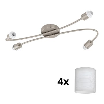 Eglo - LED akcentinis šviestuvas MY CHOICE 4xE14/4W/230V matinis chromas/balta