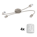 Eglo - LED akcentinis šviestuvas MY CHOICE 4xE14/4W/230V matinis chromas/balta