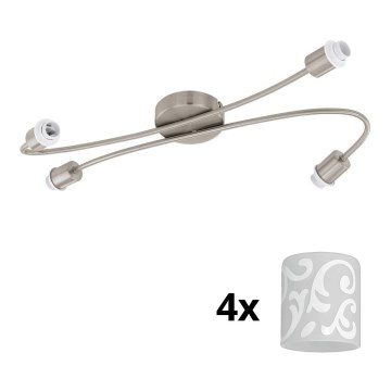 Eglo - LED akcentinis šviestuvas MY CHOICE 4xE14/4W/230V matinis chromas/balta