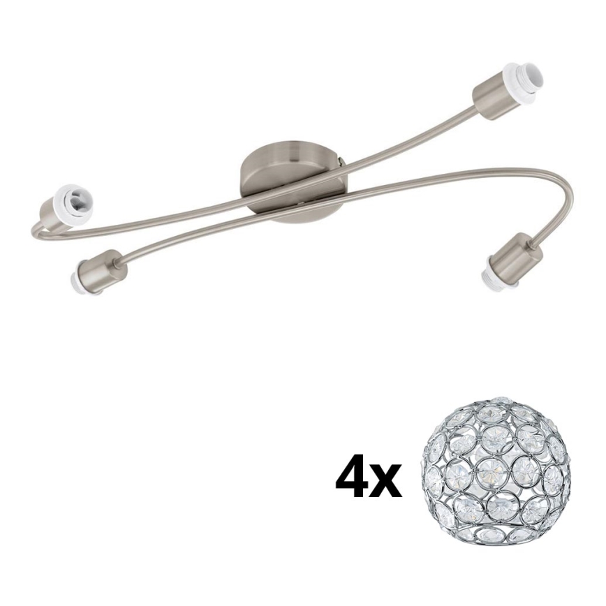Eglo - LED akcentinis šviestuvas MY CHOICE 4xE14/4W/230V matinis chromas