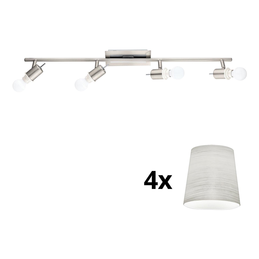Eglo - LED akcentinis šviestuvas MY CHOICE 4xE14/4W/230V matinis chromas/kreminė