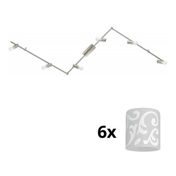 Eglo - LED akcentinis šviestuvas MY CHOICE 6xE14/4W/230V matinis chromas/balta