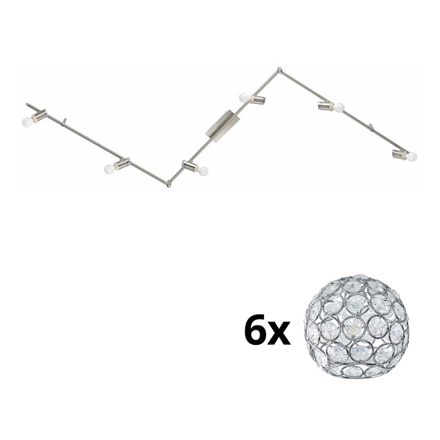 Eglo - LED akcentinis šviestuvas MY CHOICE 6xE14/4W/230V matinis chromas