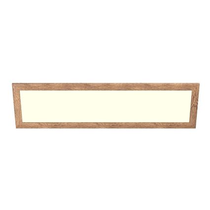 Eglo - LED Ant pagrindo montuojama panelė SALOBRENA-RW WOOD LED/34W/230V 2700/4000K 124x34 cm ruda