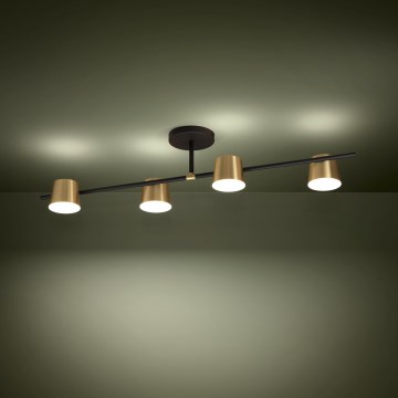 Eglo - LED Ant pagrindo montuojamas sietynas 4xGU10/4,6W/230V 3000K auksas