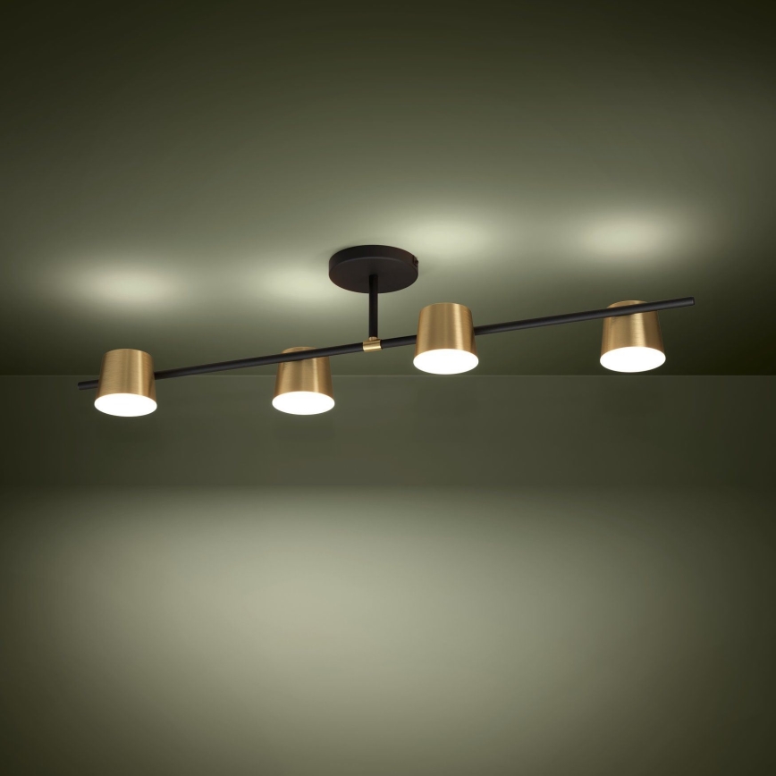 Eglo - LED Ant pagrindo montuojamas sietynas 4xGU10/4,6W/230V 3000K auksas