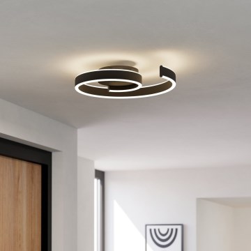 Eglo - LED dimeriuojamas lubinis šviestuvas LED/37W/230V 3000-6500K juodas