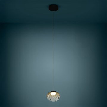 Eglo - LED dimeriuojamas pakabinamas šviestuvas ant laido LED/5,8W/230V 2200-6500K smėlinė/dūminė + nuotolinio valdymo pultas