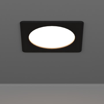 Eglo - LED įleidžiamas šviestuvas LED/6,3W/230V 2700/4000/6500K 11,9x11,9 cm juoda