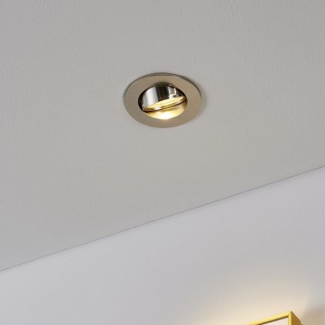 Eglo - LED įleidžiamas taškinis šviestuvas 1xGU10/4,5W/230V matinis chromas