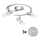 Eglo - LED įmontuojamas šviestuvas MY CHOICE 3xE14/4W/230V matinio chromo