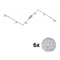 Eglo - LED įmontuojamas šviestuvas MY CHOICE 6xE14/4W/230V matinio chromo