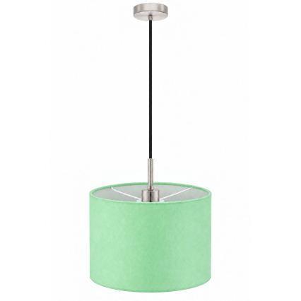 Eglo - LED kabantis šviestuvas su laidu TUNJA 1xE27/60W/230V skersmuo 20 cm žalia/juoda