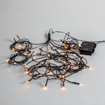 Eglo - LED Kalėdinė lauko girlianda 64xLED/1 funkcija 2,7m IP44 šiltai balta