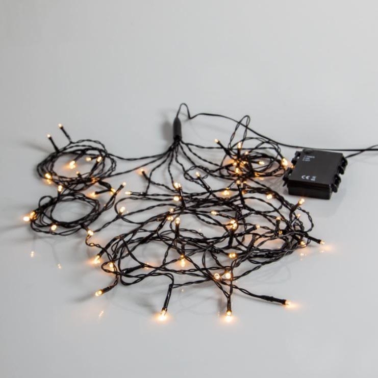 Eglo - LED Kalėdinė lauko girlianda 64xLED/1 funkcija 2,7m IP44 šiltai balta