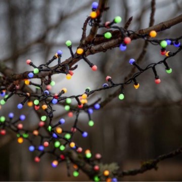Eglo - LED Kalėdinė lauko girlianda 700xLED/8 funkcijos 14m daugiaspalvė IP44