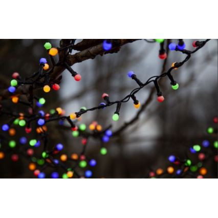 Eglo - LED Kalėdinė lauko girlianda 700xLED/8 funkcijos 14m daugiaspalvė IP44