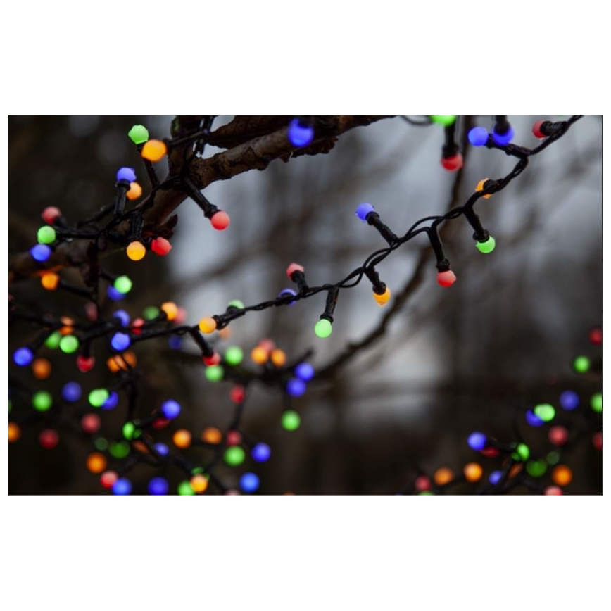 Eglo - LED Kalėdinė lauko girlianda 700xLED/8 funkcijos 14m daugiaspalvė IP44
