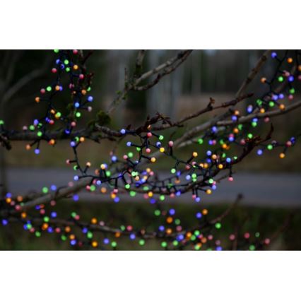Eglo - LED Kalėdinė lauko girlianda 700xLED/8 funkcijos 14m daugiaspalvė IP44