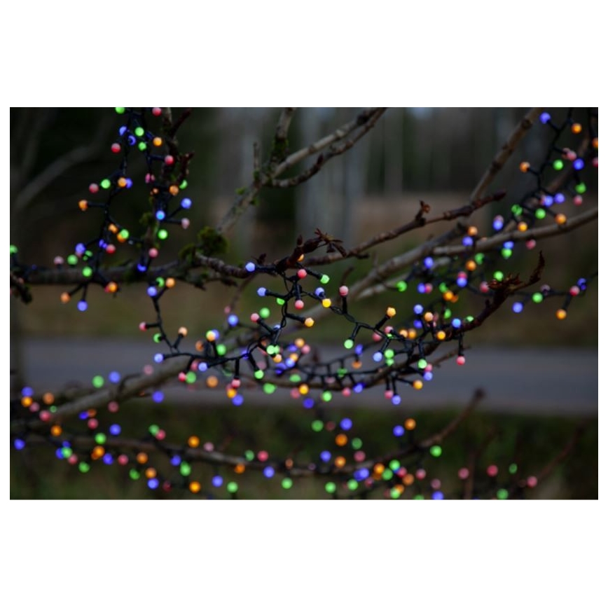 Eglo - LED Kalėdinė lauko girlianda 700xLED/8 funkcijos 14m daugiaspalvė IP44