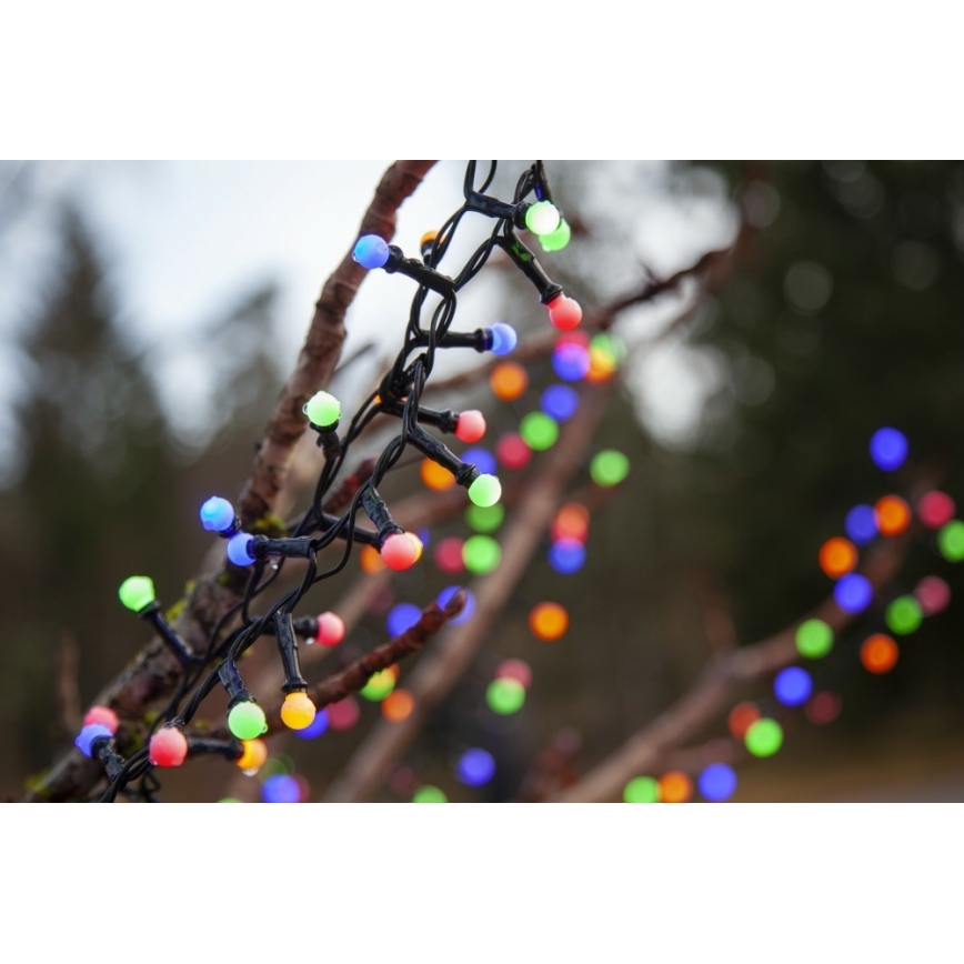 Eglo - LED Kalėdinė lauko girlianda 700xLED/8 funkcijos 14m daugiaspalvė IP44